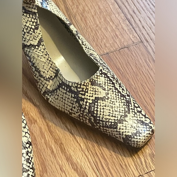 Karen Scott sling back heels Leather animal print Size 9 New - Picture 2 of 7